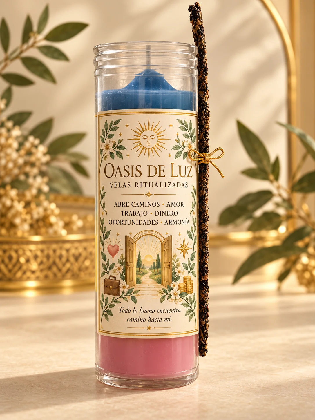 Vela Abre Caminos de Oasis de Luz